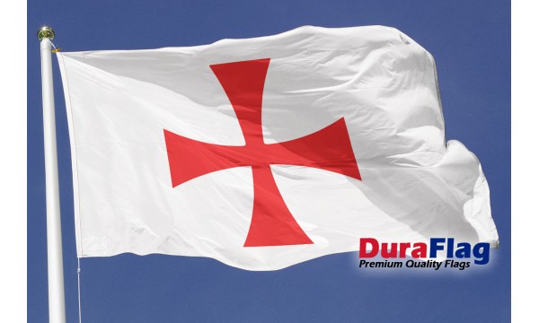 DuraFlag® Knights Templar Red Cross Premium Quality Flag